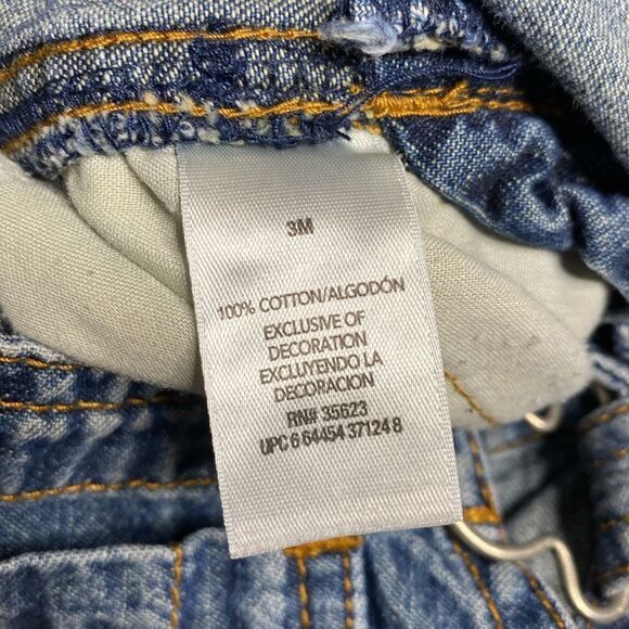 CARTER’S Denim Classic Carpenter Baby Overalls - Picture 5 of 5